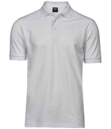 Tee Jays Luxury Stretch Piqué Polo Shirt | White thumbnail 1