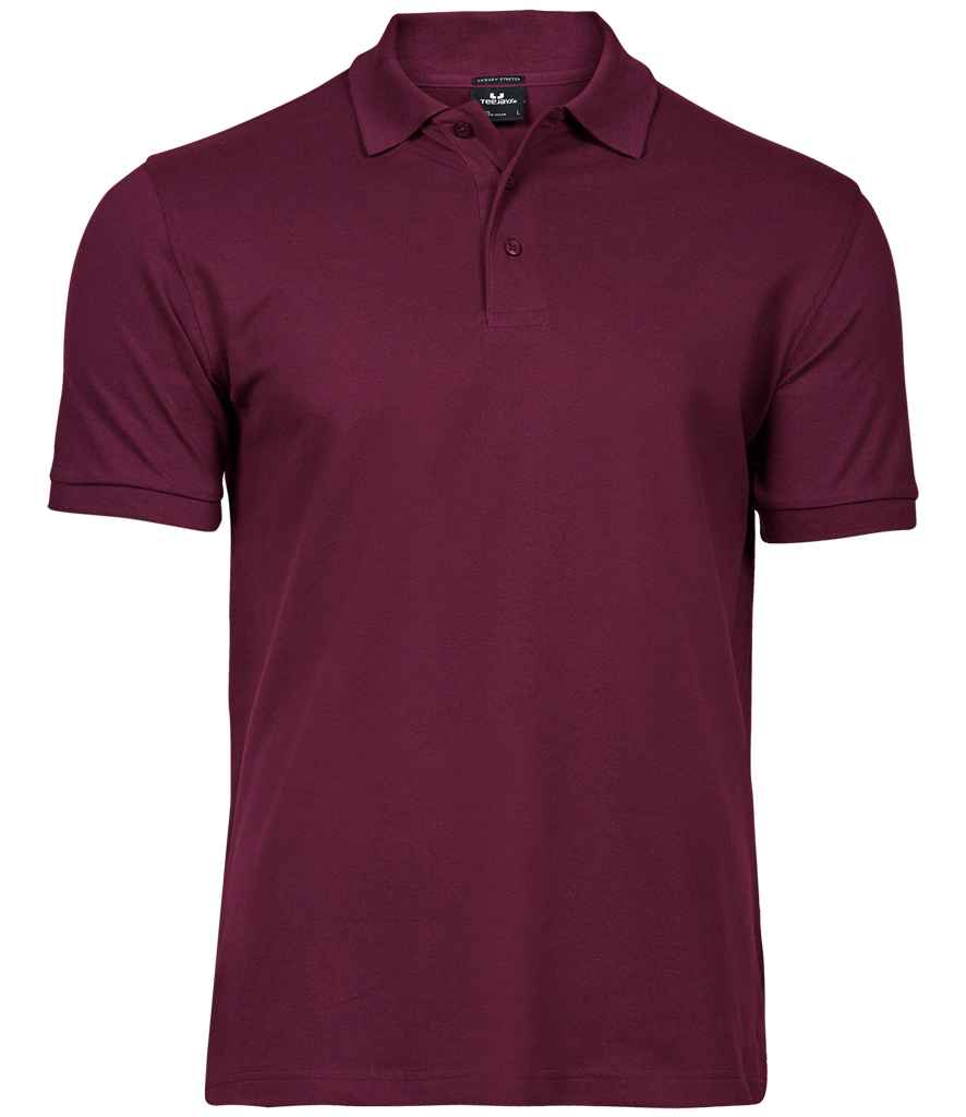 Tee Jays Luxury Stretch Piqué Polo Shirt | Wine