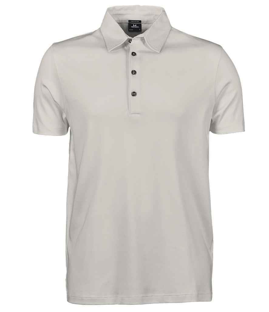 Tee Jays Pima Cotton Interlock Polo Shirt | Cement