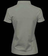 Tee Jays Ladies Pima Cotton Interlock Polo Shirt | Sage thumbnail 2