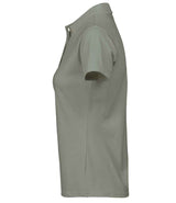Tee Jays Ladies Pima Cotton Interlock Polo Shirt | Sage thumbnail 3