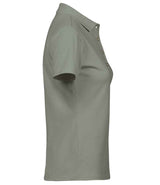 Tee Jays Ladies Pima Cotton Interlock Polo Shirt | Sage thumbnail 4