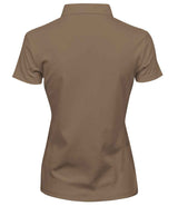 Tee Jays Ladies Pima Cotton Interlock Polo Shirt | Wood thumbnail 2