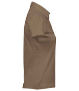 Tee Jays Ladies Pima Cotton Interlock Polo Shirt | Wood thumbnail 4