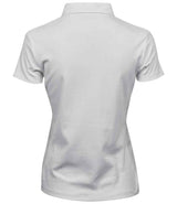 Tee Jays Ladies Pima Cotton Interlock Polo Shirt | White thumbnail 2
