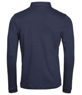 Tee Jays Pima Cotton Long Sleeve Polo Shirt | Navy thumbnail 2