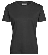 Tee Jays Ladies Pima Cotton T-Shirt | Black thumbnail 1