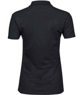 Tee Jays Ladies Luxury Stretch Polo Shirt | Black thumbnail 2