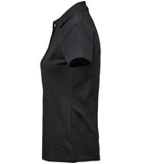 Tee Jays Ladies Luxury Stretch Polo Shirt | Black thumbnail 3