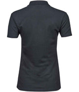 Tee Jays Ladies Luxury Stretch Polo Shirt | Dark Grey thumbnail 2