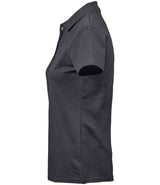 Tee Jays Ladies Luxury Stretch Polo Shirt | Dark Grey thumbnail 3