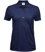 Tee Jays Ladies Luxury Stretch Polo Shirt | Denim thumbnail 1
