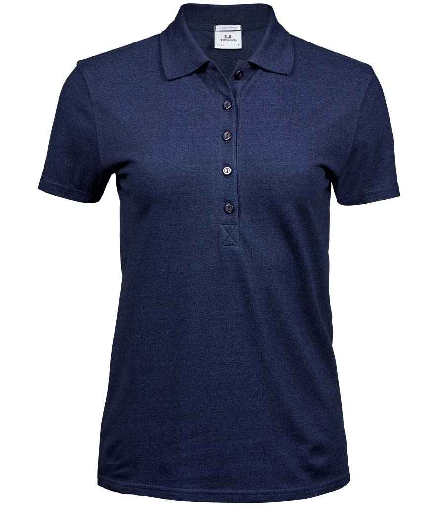 Tee Jays Ladies Luxury Stretch Polo Shirt | Denim