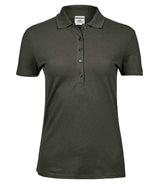 Tee Jays Ladies Luxury Stretch Polo Shirt | Deep Green thumbnail 1