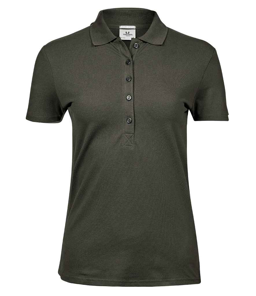 Tee Jays Ladies Luxury Stretch Polo Shirt | Deep Green