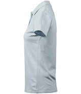 Tee Jays Ladies Luxury Stretch Polo Shirt | Ice Blue thumbnail 3