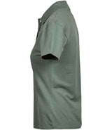 Tee Jays Ladies Luxury Stretch Polo Shirt | Leaf Green thumbnail 3