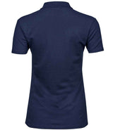Tee Jays Ladies Luxury Stretch Polo Shirt | Navy thumbnail 2