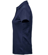 Tee Jays Ladies Luxury Stretch Polo Shirt | Navy thumbnail 3