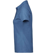 Tee Jays Ladies Luxury Stretch Polo Shirt | Ocean Blue thumbnail 3