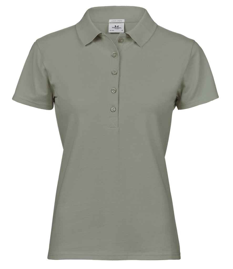 Tee Jays Ladies Luxury Stretch Polo Shirt | Sage