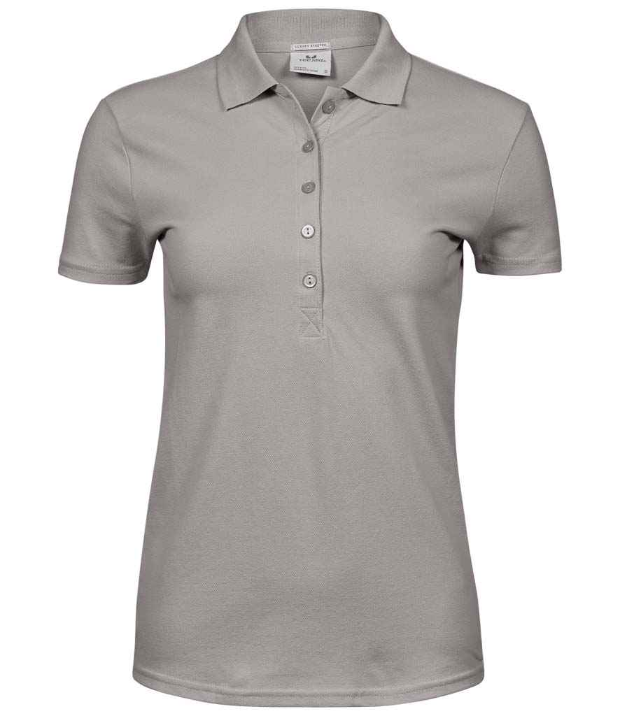 Tee Jays Ladies Luxury Stretch Polo Shirt | Stone