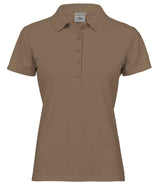 Tee Jays Ladies Luxury Stretch Polo Shirt | Wood thumbnail 1