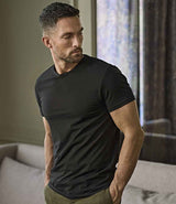 Tee Jays Stretch T-Shirt | Black thumbnail 1