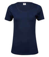 Tee Jays Ladies Stretch T-Shirt | Navy thumbnail 1