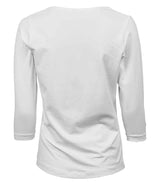 Tee Jays Ladies Stretch 3/4 Sleeve T-Shirt | White thumbnail 2