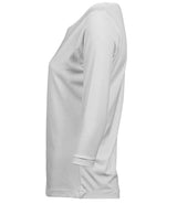 Tee Jays Ladies Stretch 3/4 Sleeve T-Shirt | White thumbnail 3