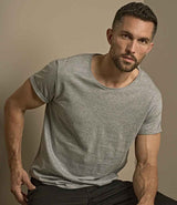 Tee Jays Roll-Up T-Shirt | Heather Grey thumbnail 2