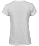 Tee Jays Ladies Roll-Up T-Shirt | White thumbnail 4