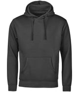 Tee Jays Unlabeled Hooded Sweatshirt | Black thumbnail 1