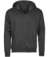 Tee Jays Unlabeled Hooded Full Zip Sweatshirt | Black thumbnail 1