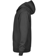 Tee Jays Unlabeled Hooded Full Zip Sweatshirt | Black thumbnail 3