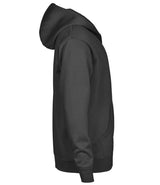 Tee Jays Unlabeled Hooded Full Zip Sweatshirt | Black thumbnail 4
