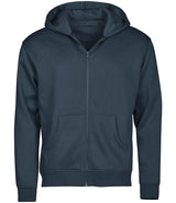 Tee Jays Unlabeled Hooded Full Zip Sweatshirt | Ink Blue thumbnail 1
