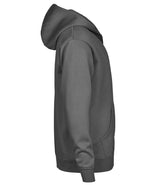 Tee Jays Unlabeled Hooded Full Zip Sweatshirt | Powder Grey thumbnail 4