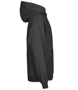 Tee Jays Unlabeled Heavy Loose Fit Hooded Sweatshirt | Black thumbnail 4
