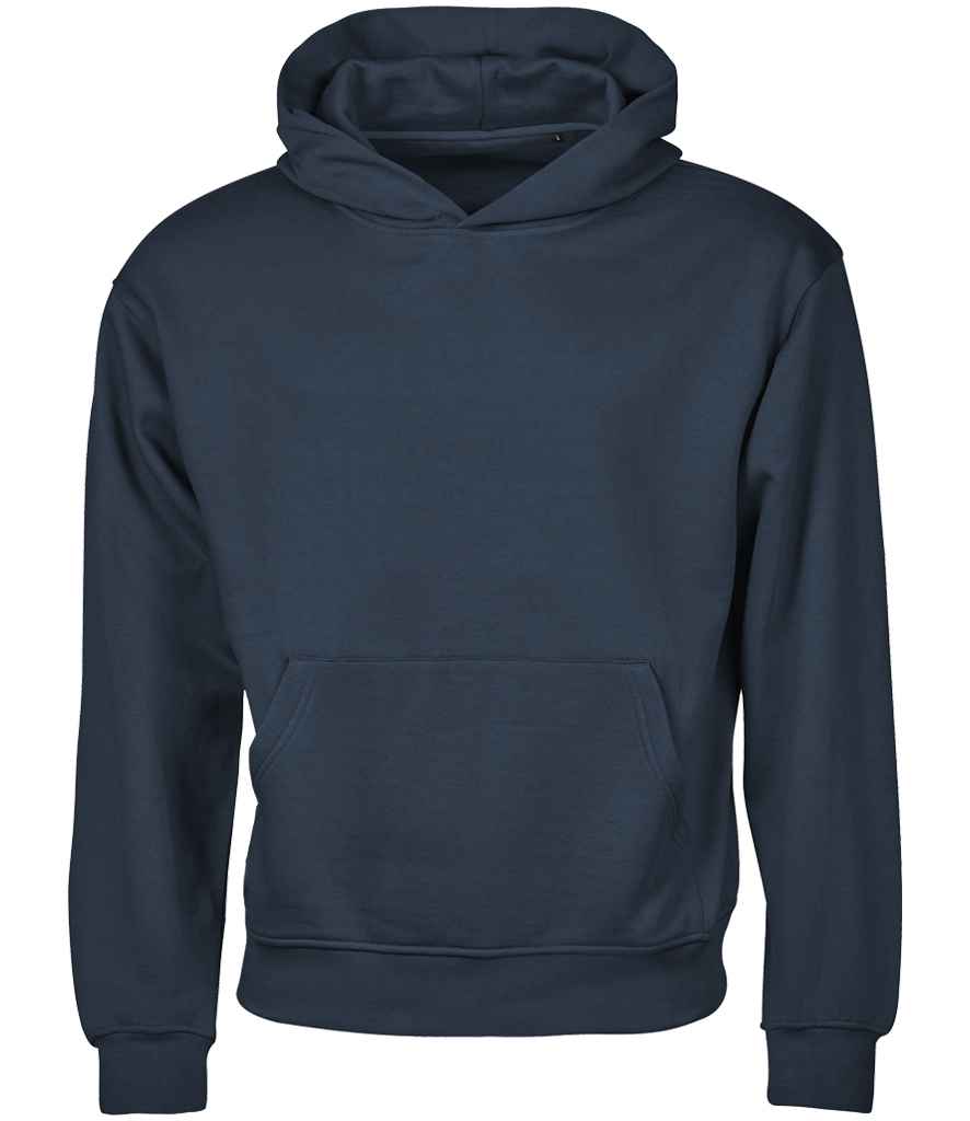Tee Jays Unlabeled Heavy Loose Fit Hooded Sweatshirt | Ink Blue