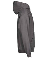Tee Jays Unlabeled Heavy Loose Fit Hooded Sweatshirt | Powder Grey thumbnail 4