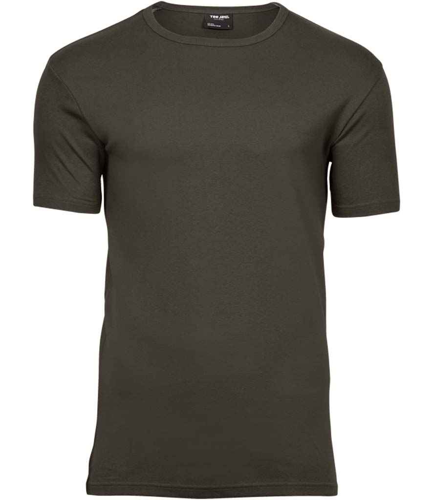 Tee Jays Interlock T-Shirt | Dark Olive