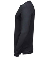Tee Jays Long Sleeve Interlock T-Shirt | Dark Grey thumbnail 3