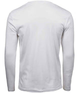 Tee Jays Long Sleeve Interlock T-Shirt | White thumbnail 2