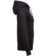 Tee Jays Ladies Raglan Hooded Sweatshirt | Black thumbnail 4