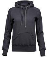 Tee Jays Ladies Raglan Hooded Sweatshirt | Dark Grey thumbnail 1