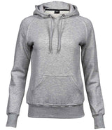Tee Jays Ladies Raglan Hooded Sweatshirt | Heather Grey thumbnail 3