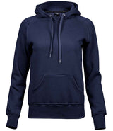 Tee Jays Ladies Raglan Hooded Sweatshirt | Navy thumbnail 1