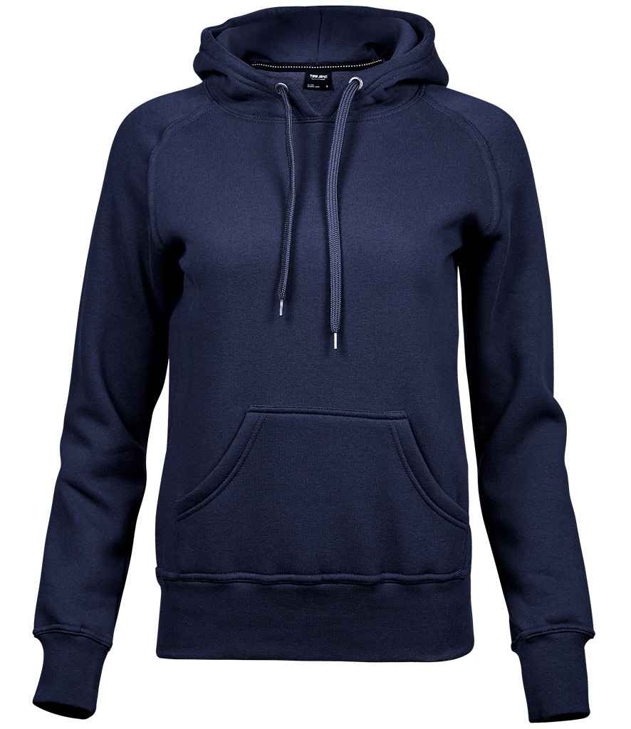 Tee Jays Ladies Raglan Hooded Sweatshirt | Navy